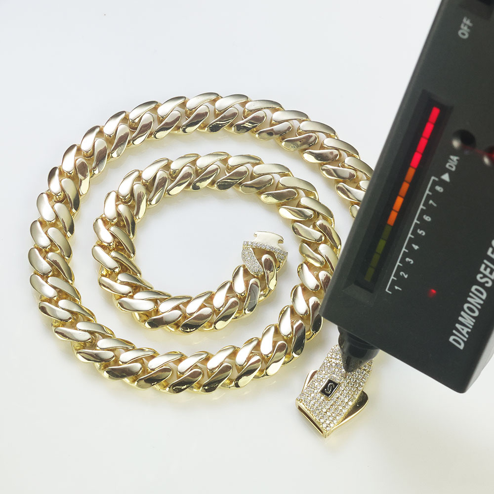 Cuban Link Chain 12Mm - ESKEEM nouvelle chaîne de Monaco en