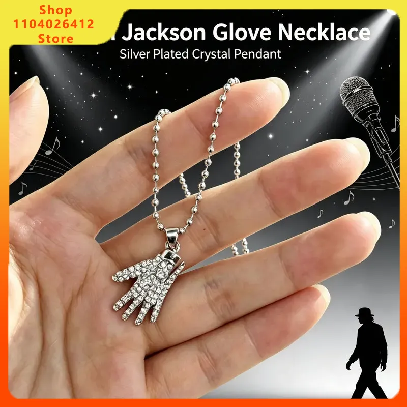 Anime Pendant Necklace - Collier gant de Michael Jackson entièrement