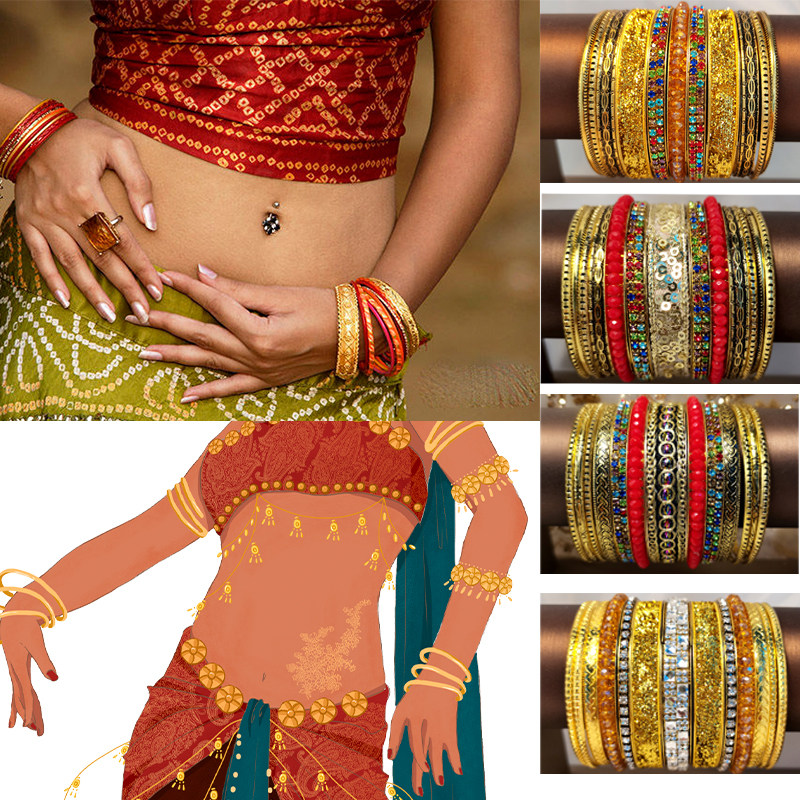 Bracelets - Bracelet de danse orientale, bijoux, accessoires,