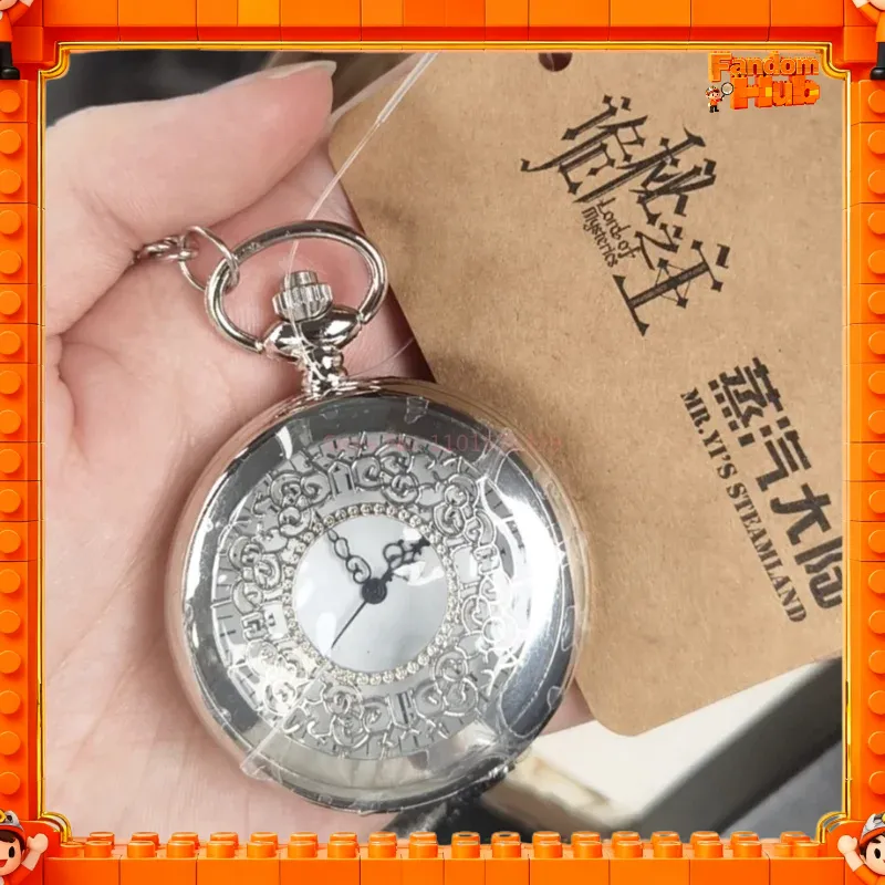 Watch Accessories - Véritable montre de poche argentée du