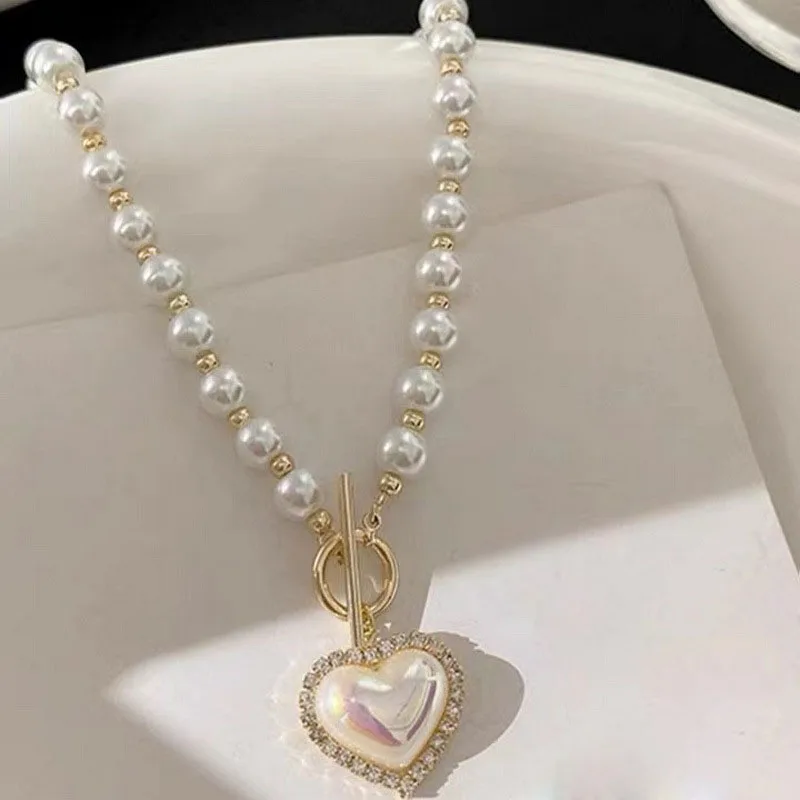 Collier ras du cou Vintage en  - Pearl Choker Necklace Vintage avis et prix