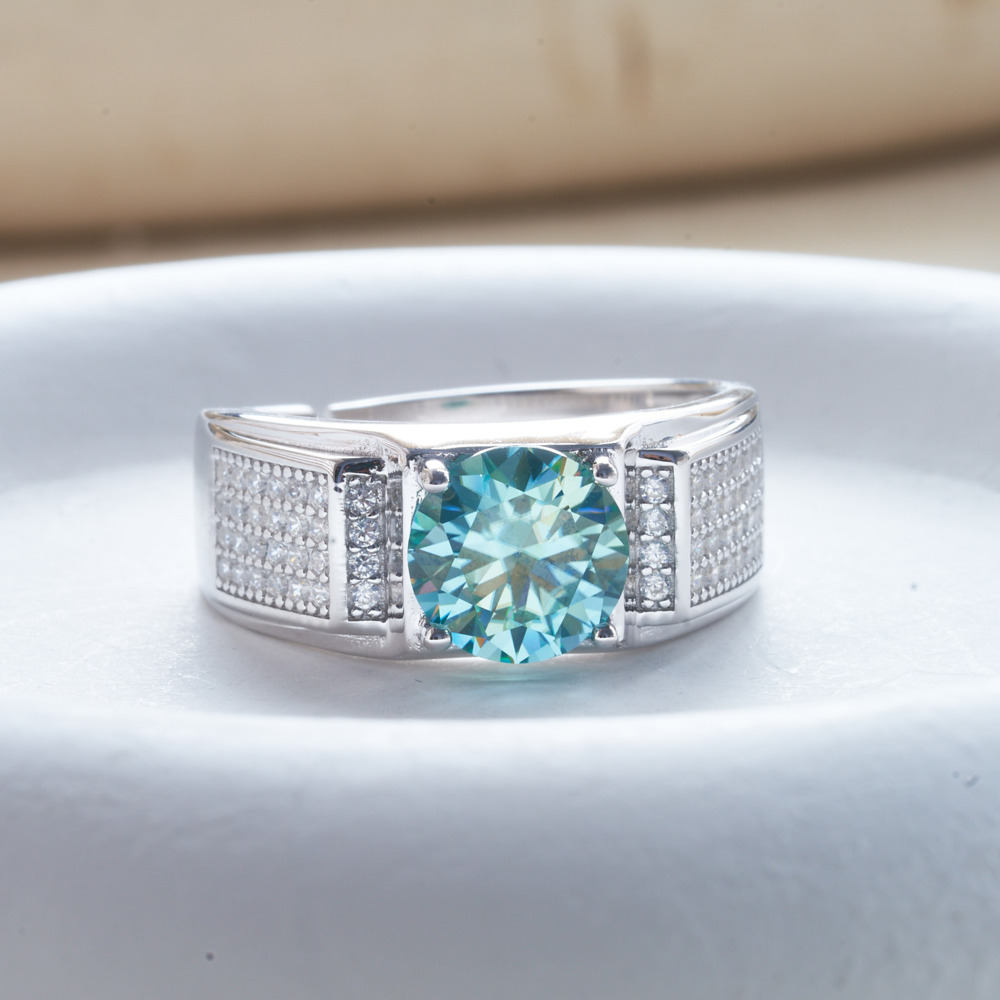 Bague Moissanite de Couleur Bl - Moissanite Engagement Ring 1 Carat avis et prix