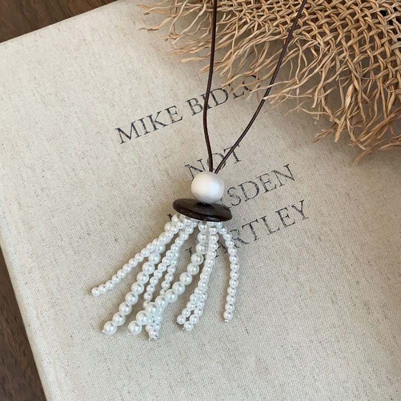 Colliers pendentifs à pampille - Pearl Choker Necklace Vintage avis et prix