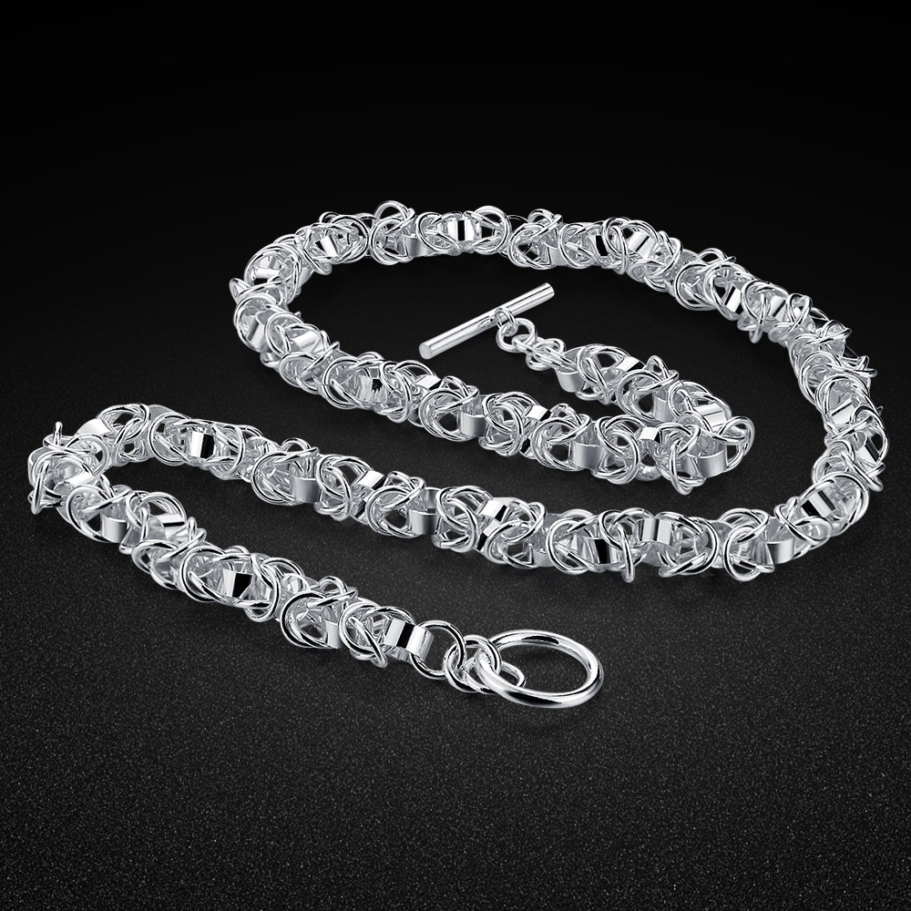 Collier chaîne à maillons en o - 925 Sterling Silver Chain Necklace Men avis et prix