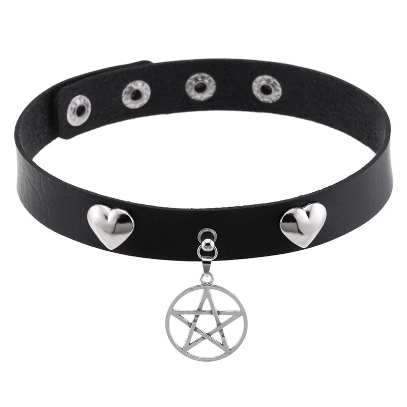 Punk Halloween Emo Cosplay noi - Goth Punk Spike Choker avis et prix