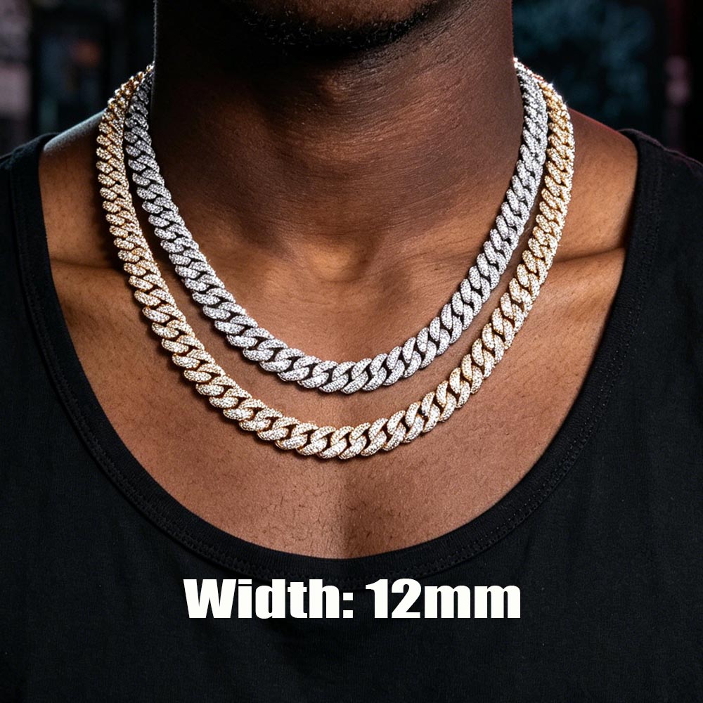 Collier chaîne cubaine en diam - Cuban Link Chain 12Mm avis et prix