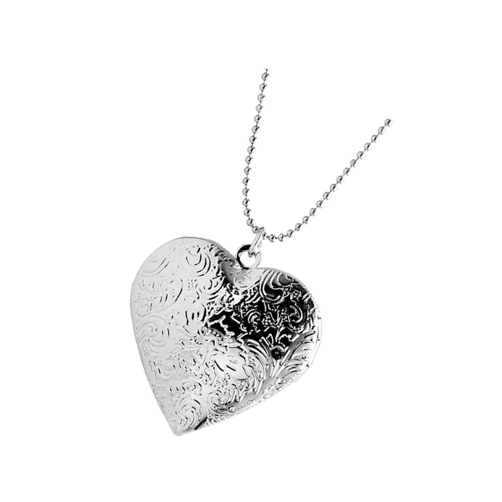Collier avec pendentif médaill - Heart Locket Necklace Photo avis et prix