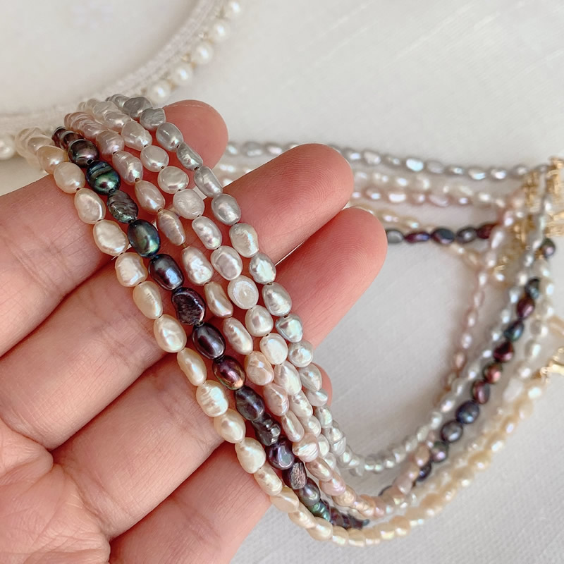 Collier de perles d'eau douce  - Pearl Choker Necklace Vintage avis et prix