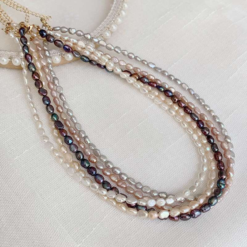 Collier de perles d'eau douce  - Pearl Choker Necklace Vintage avis et prix