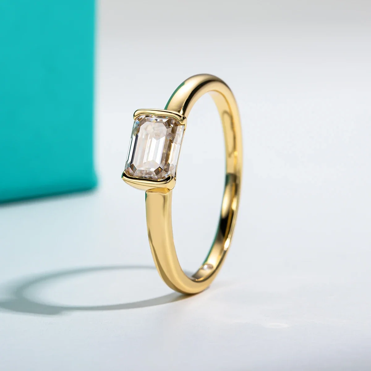 FCGJHW Bague en Moissanite Tai - Moissanite Engagement Ring 1 Carat avis et prix